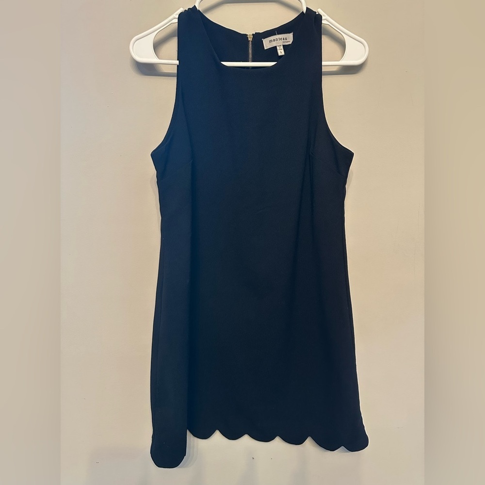 Monteau Classic Black Mini Dress Small